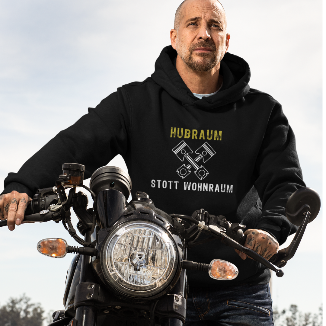 Hubraum stott Wohnraum - Unisex Hoodie Premium
