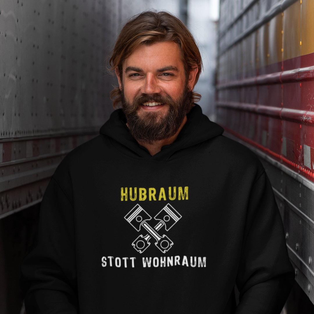Hubraum stott Wohnraum - Unisex Hoodie Premium