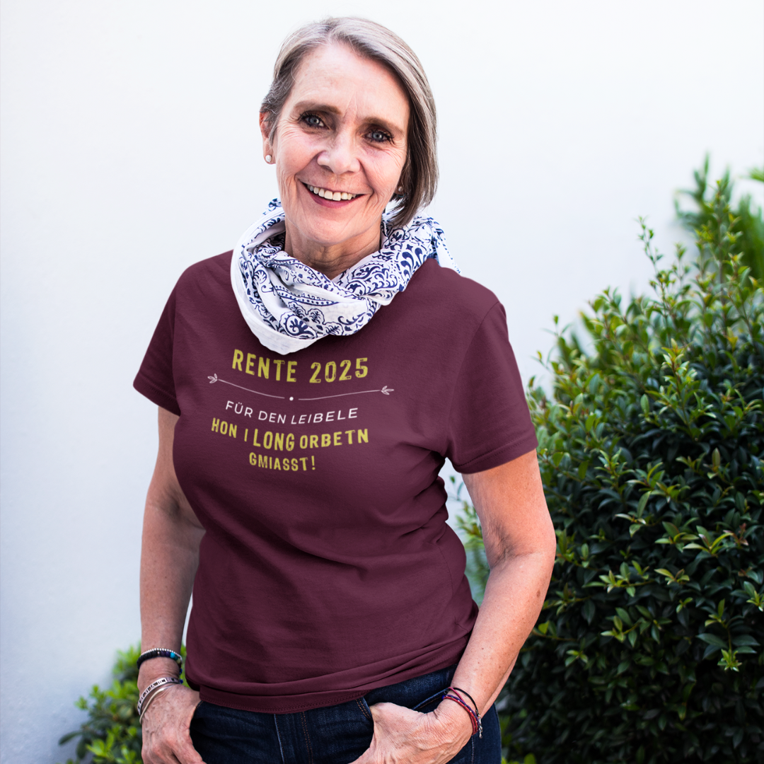 Rente 2025 - Damenshirt Premium