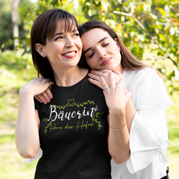 Bäuerin, Herz des Hofes - Damenshirt Premium