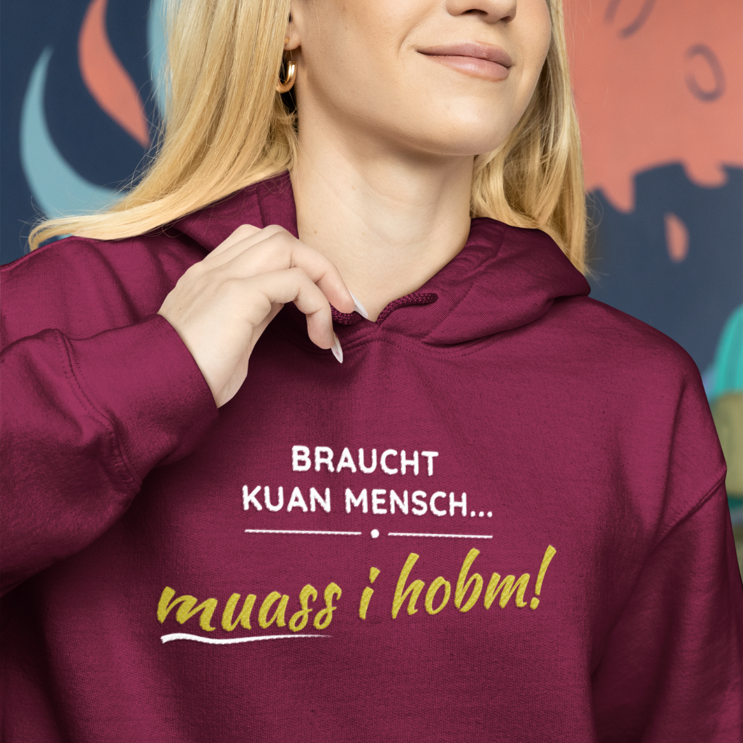 Braucht kuan Mensch - Unisex Hoodie Premium