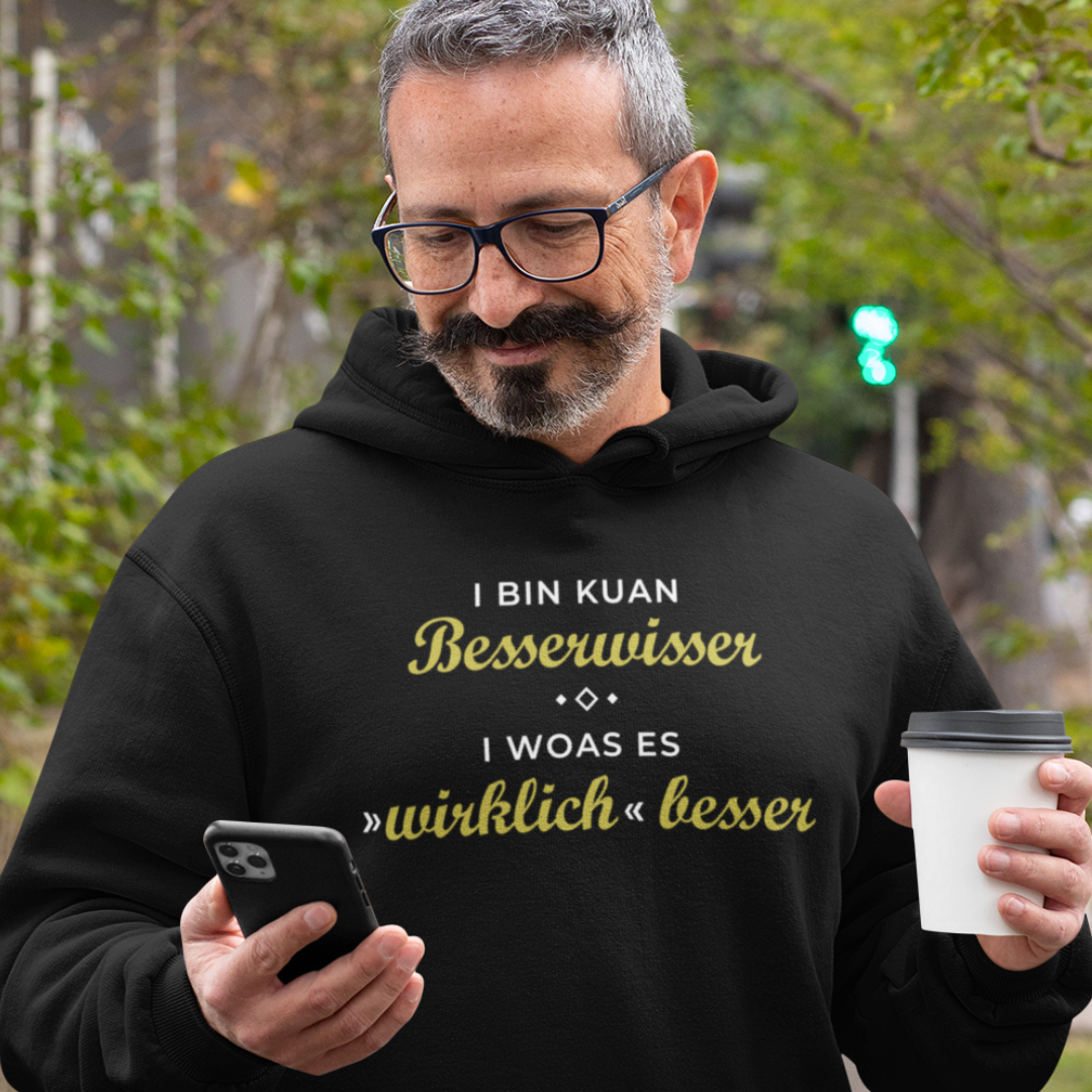 I bin kuan Besserwisser - Unisex Hoodie Premium