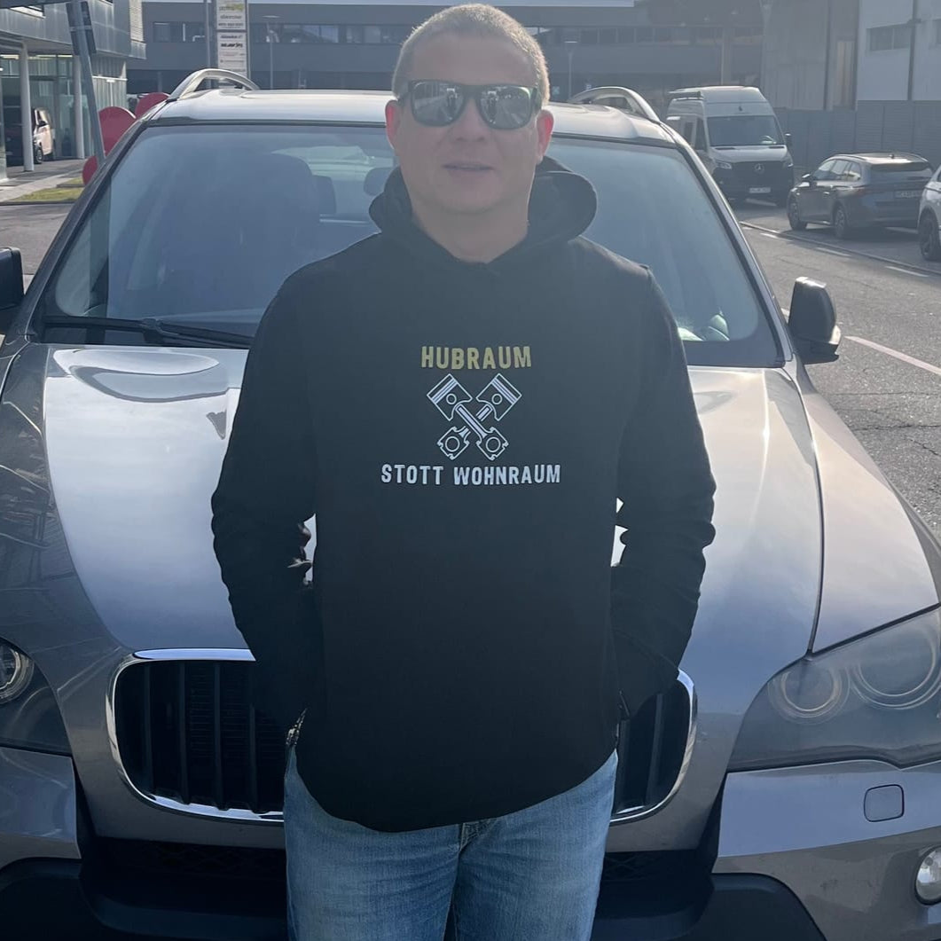 Hubraum stott Wohnraum - Unisex Hoodie Premium