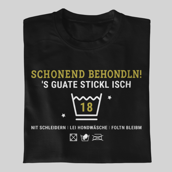 Schonend behondln 18 - Unisex Shirt Premium