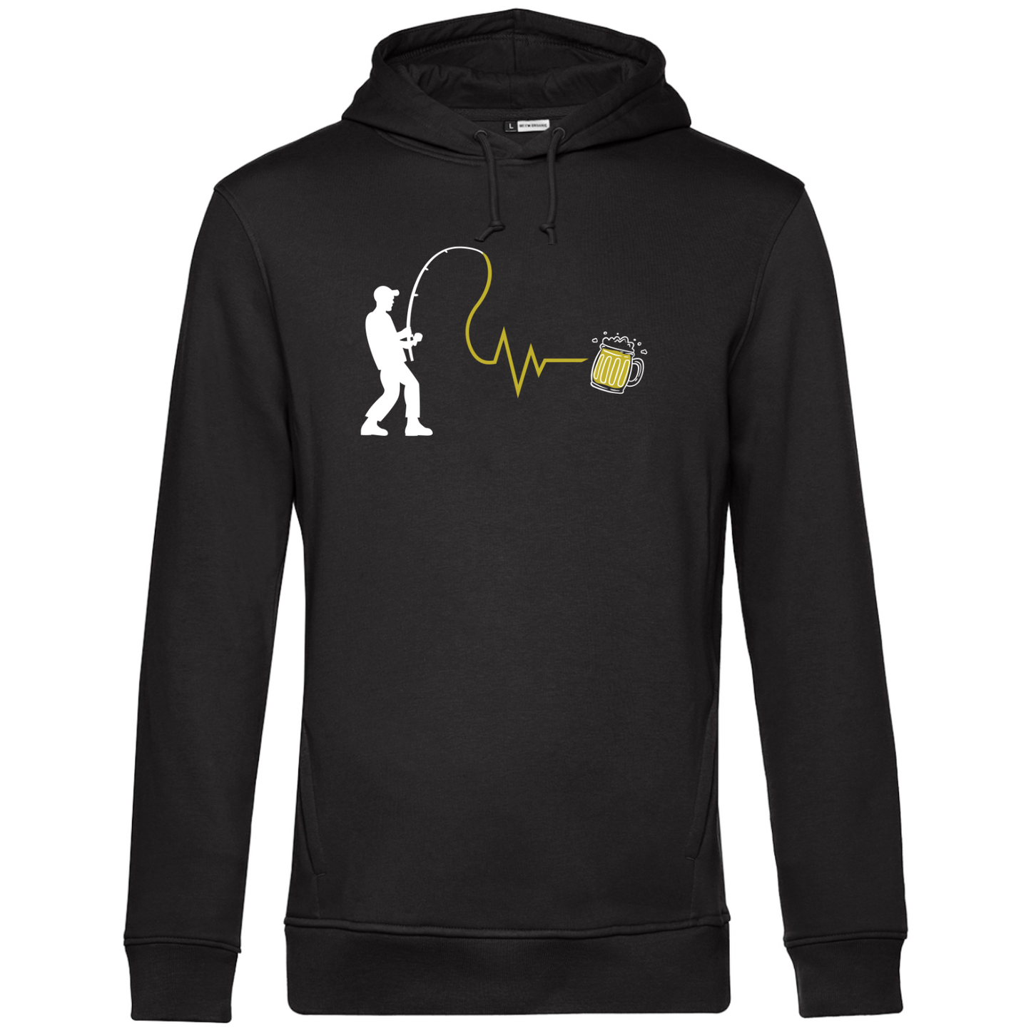 Fischen und Bier - Unisex Hoodie Premium