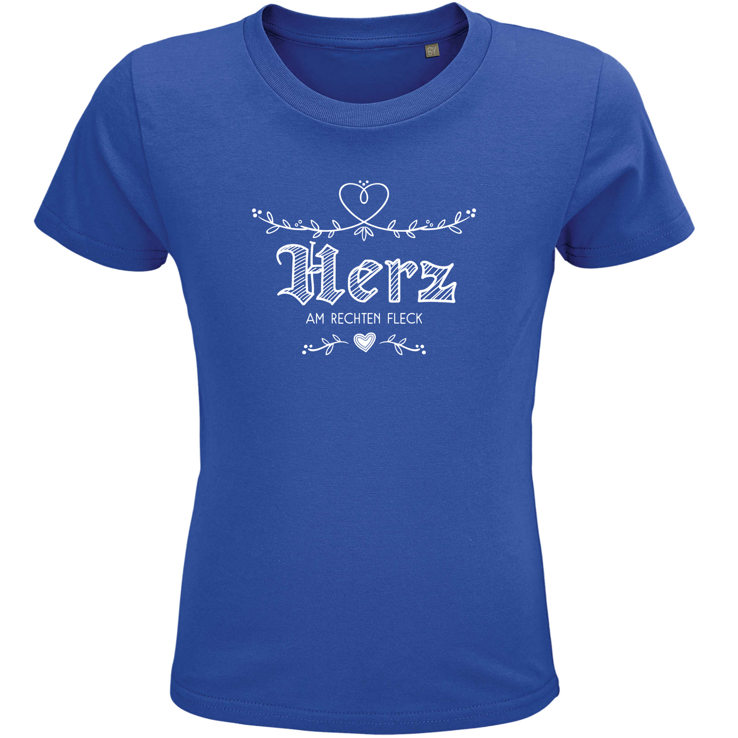 Herz am rechten Fleck - Kindershirt Premium