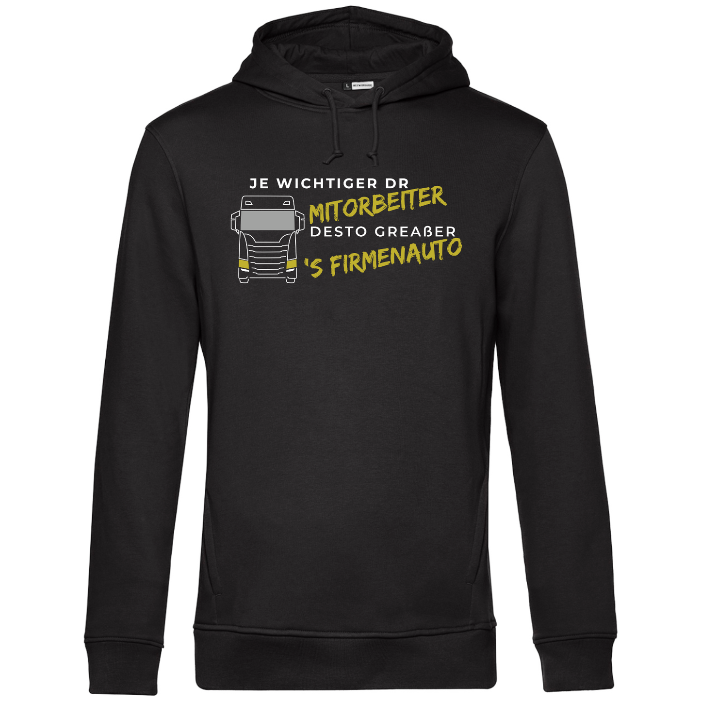 Je wichtiger dr Mitorbeiter (LKW) - Unisex Hoodie Premium