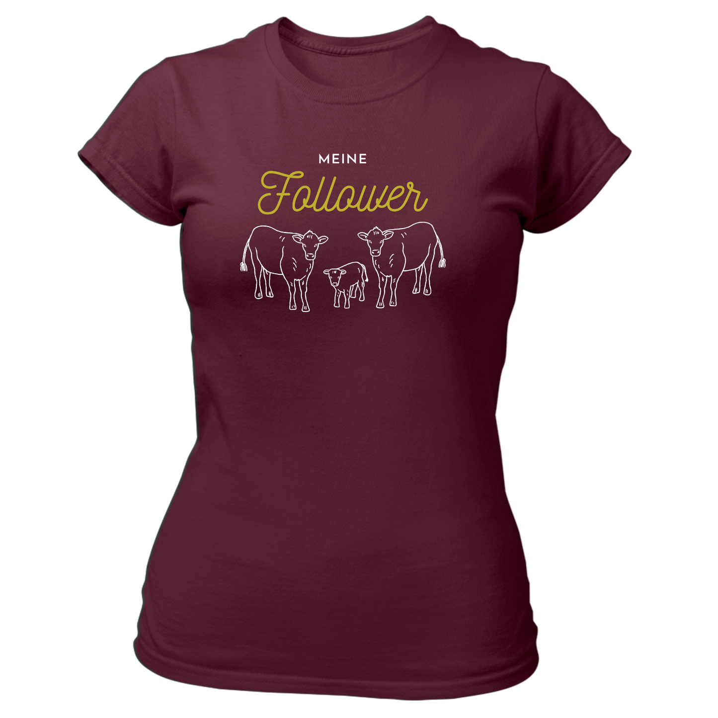 Meine Follower (Kuh)- Damenshirt Premium