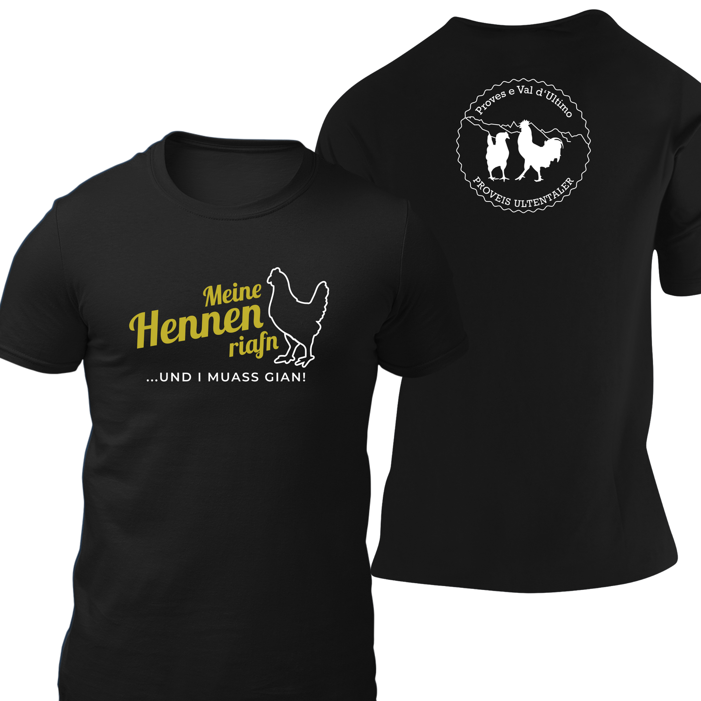 Meine Hennen riafn mit Logo Proveis U. - Herrn Shirt Bio