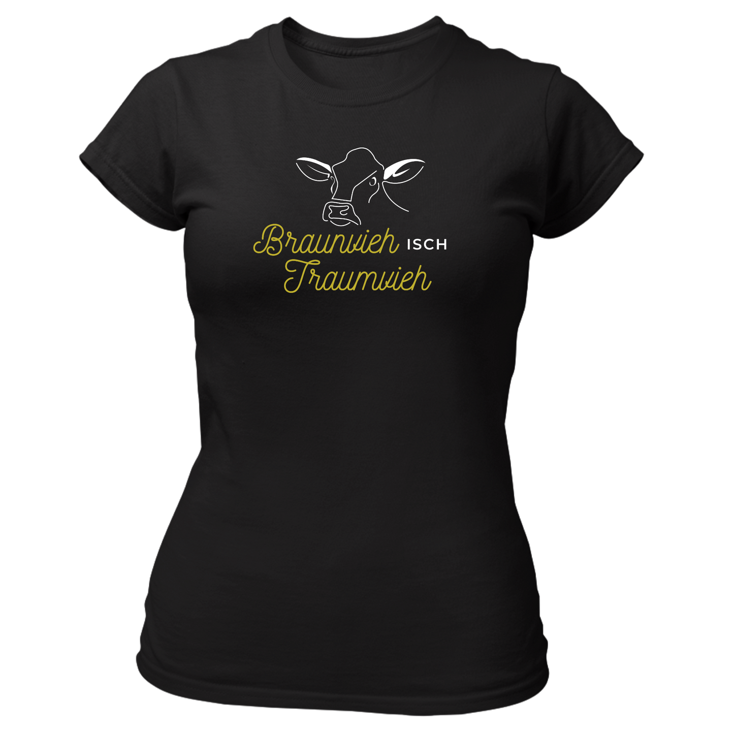 Braunvieh isch Traumvieh - Damenshirt Premium