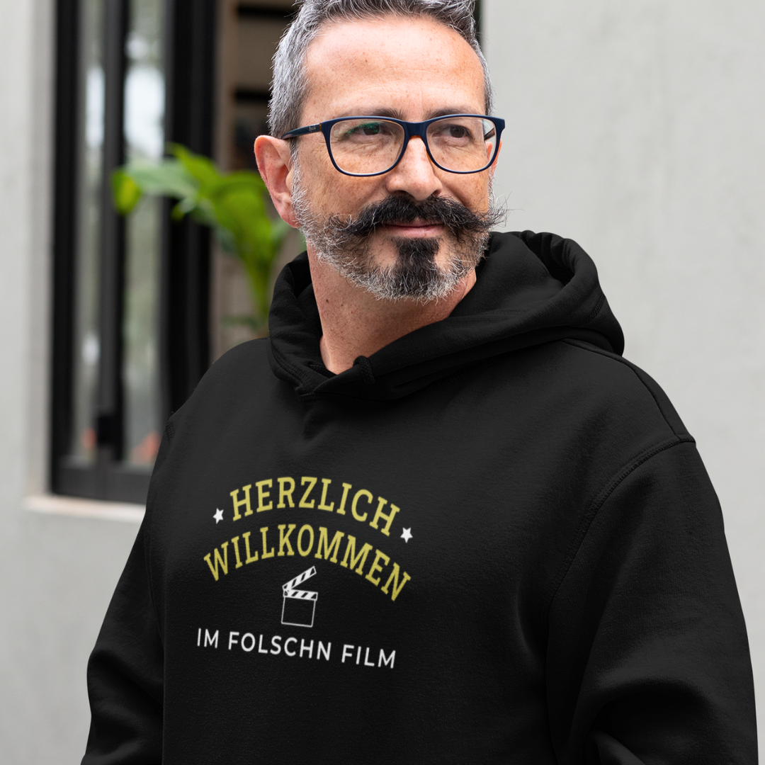 Herzlich willkommen im folschn Film - Unisex Hoodie Premium