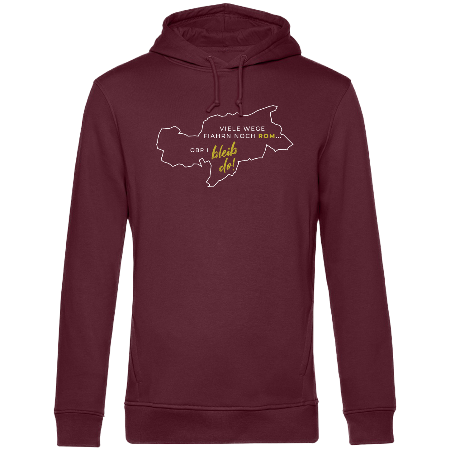 Viele Wege fiahrn noch Rom - Unisex Hoodie Premium