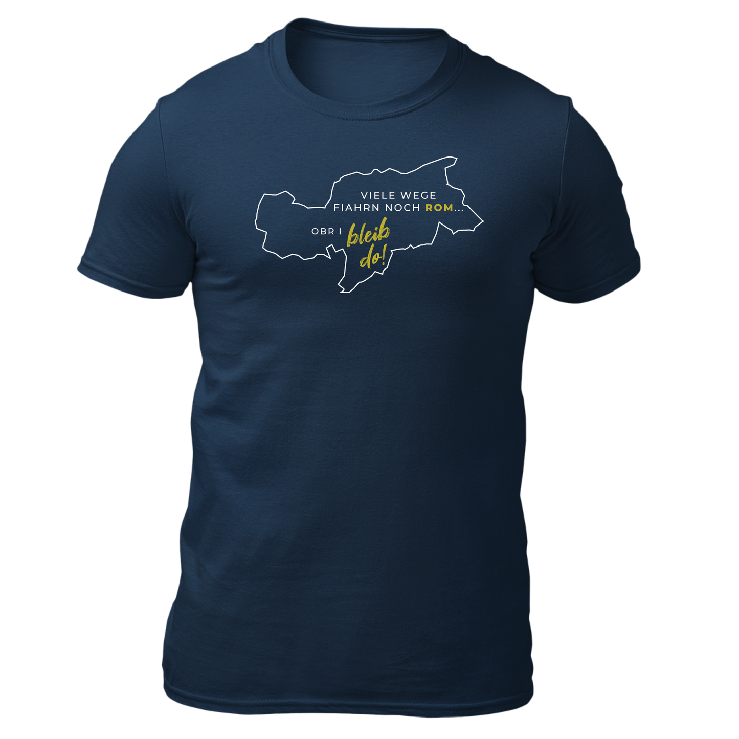 Viele Wege fiahrn noch Rom - Unisex Shirt Premium
