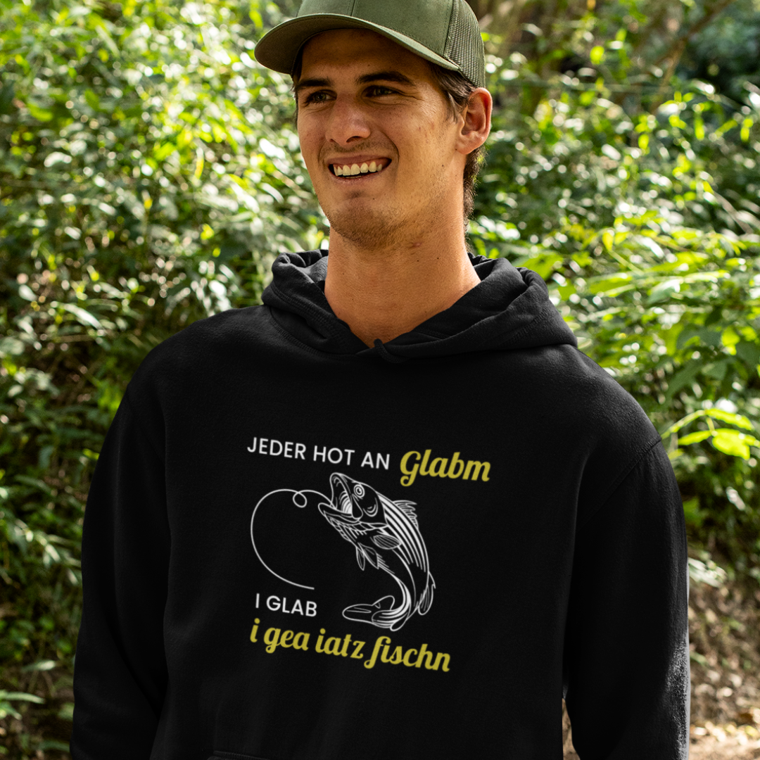 I glab i gea iatz Fischn - Unisex Hoodie Bio