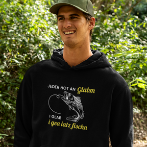 I glab i gea iatz Fischn - Unisex Hoodie Bio