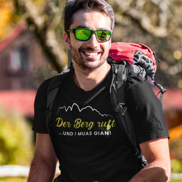 Der Berg ruft, und i muas gian! - Unisex Shirt Premium