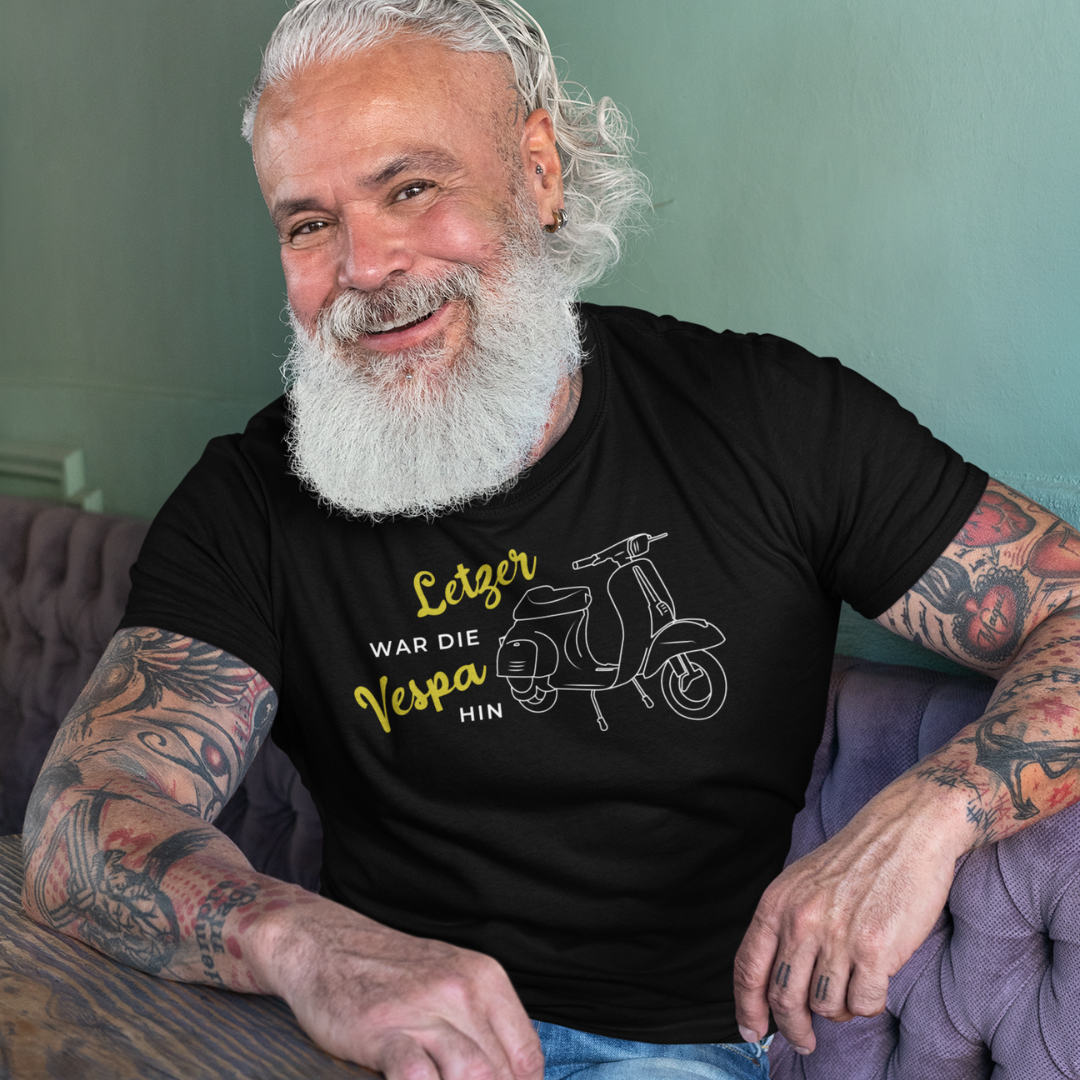 Letzer war die Vespa hin - Unisex Shirt Premium