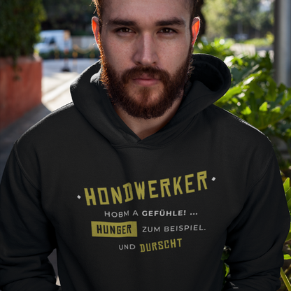 Hondwerker hobm a Gefühle - Unisex Hoodie Premium