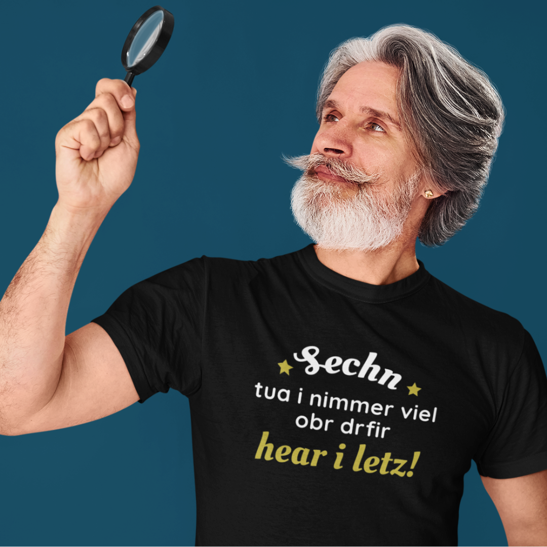 Sechn tua i nimmer viel - Herren Shirt Bio