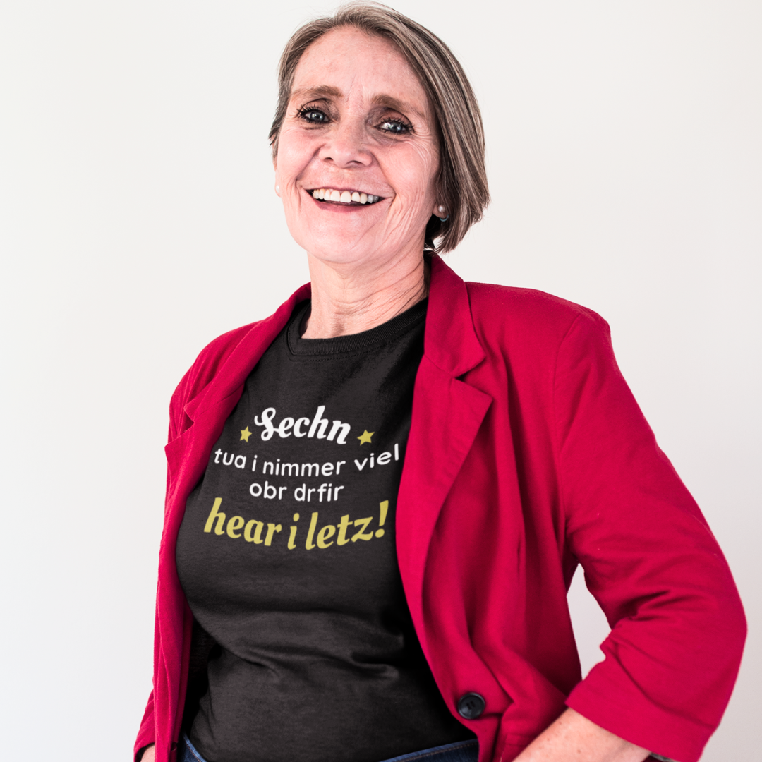 Sechn tua i nimmer viel - Damen Shirt Bio