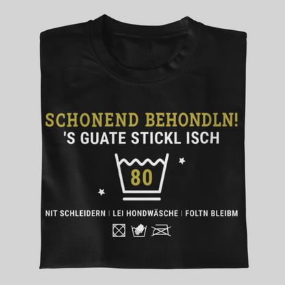 Schonend behondln 80 - Damenshirt Premium