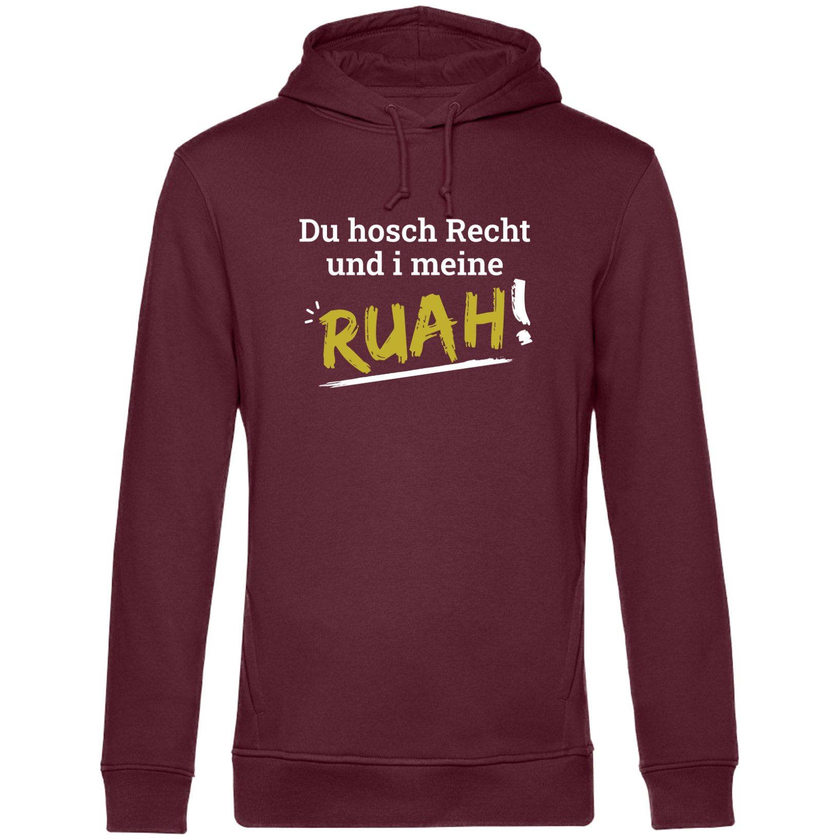 Du hosch Recht und i meine Ruah - Damen Shirt Bio - Burgund / XS - Shirts & Tops