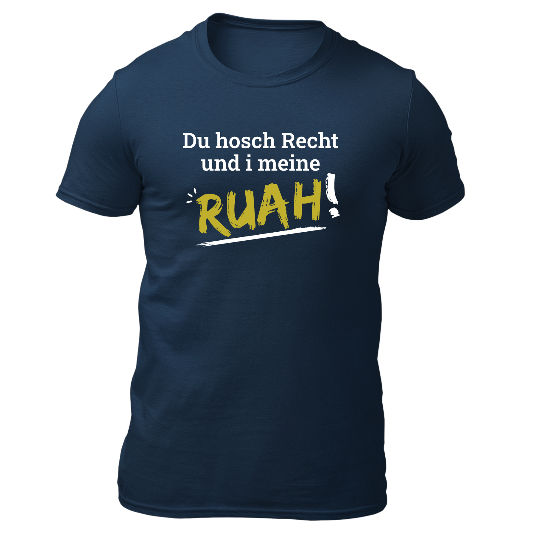 Du hosch Recht und i meine Ruah - Herren Shirt Bio - Navy / XS - Shirts & Tops