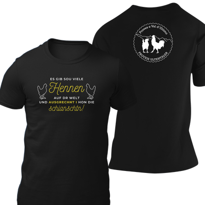 Es gib sou viele Hennen mit Logo Proveis U. - Herrnshirt