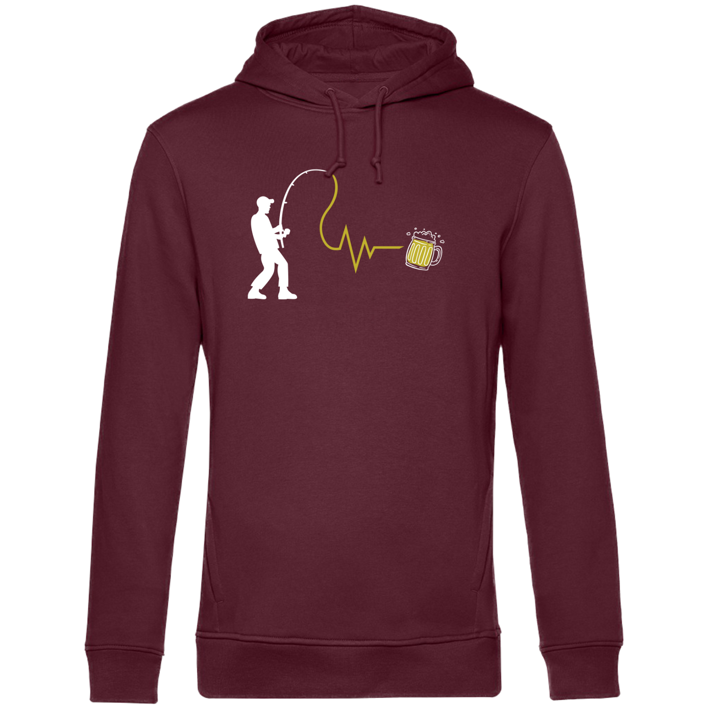 Fischen und Bier - Unisex Hoodie Premium