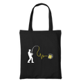 Fischen und Bier - Stofftasche Premium