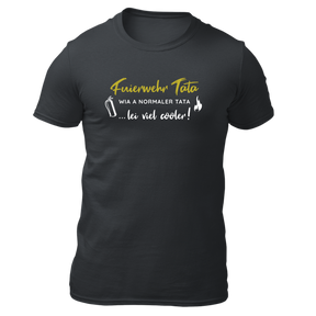 Fuierwehr Tata - Herren Shirt Bio - Grau / XS - Shirts & Tops