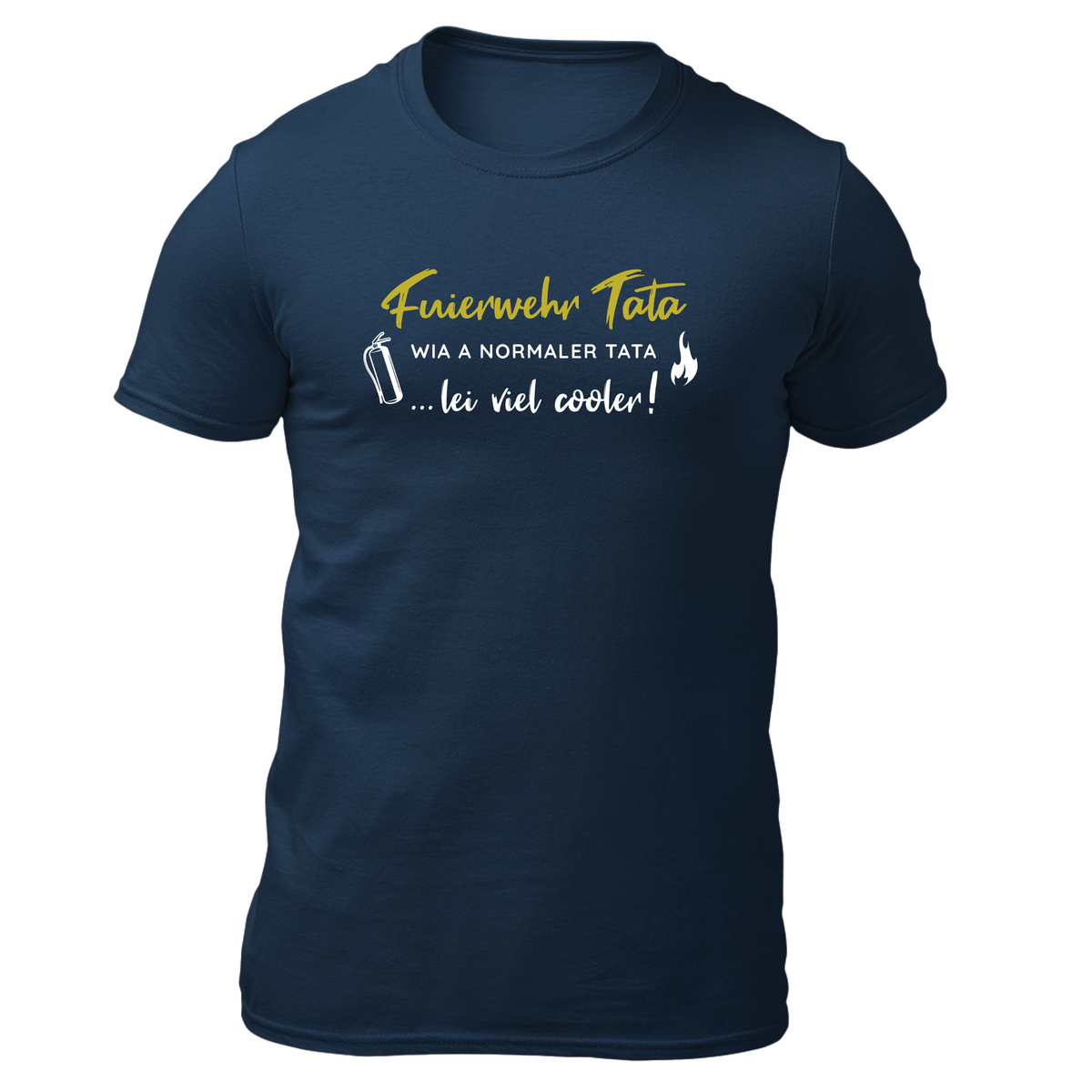 Fuierwehr Tata - Herren Shirt Bio - Navy / XS - Shirts & Tops