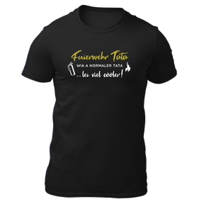 Fuierwehr Tata - Herren Shirt Bio - Schwarz / XS - Shirts & Tops