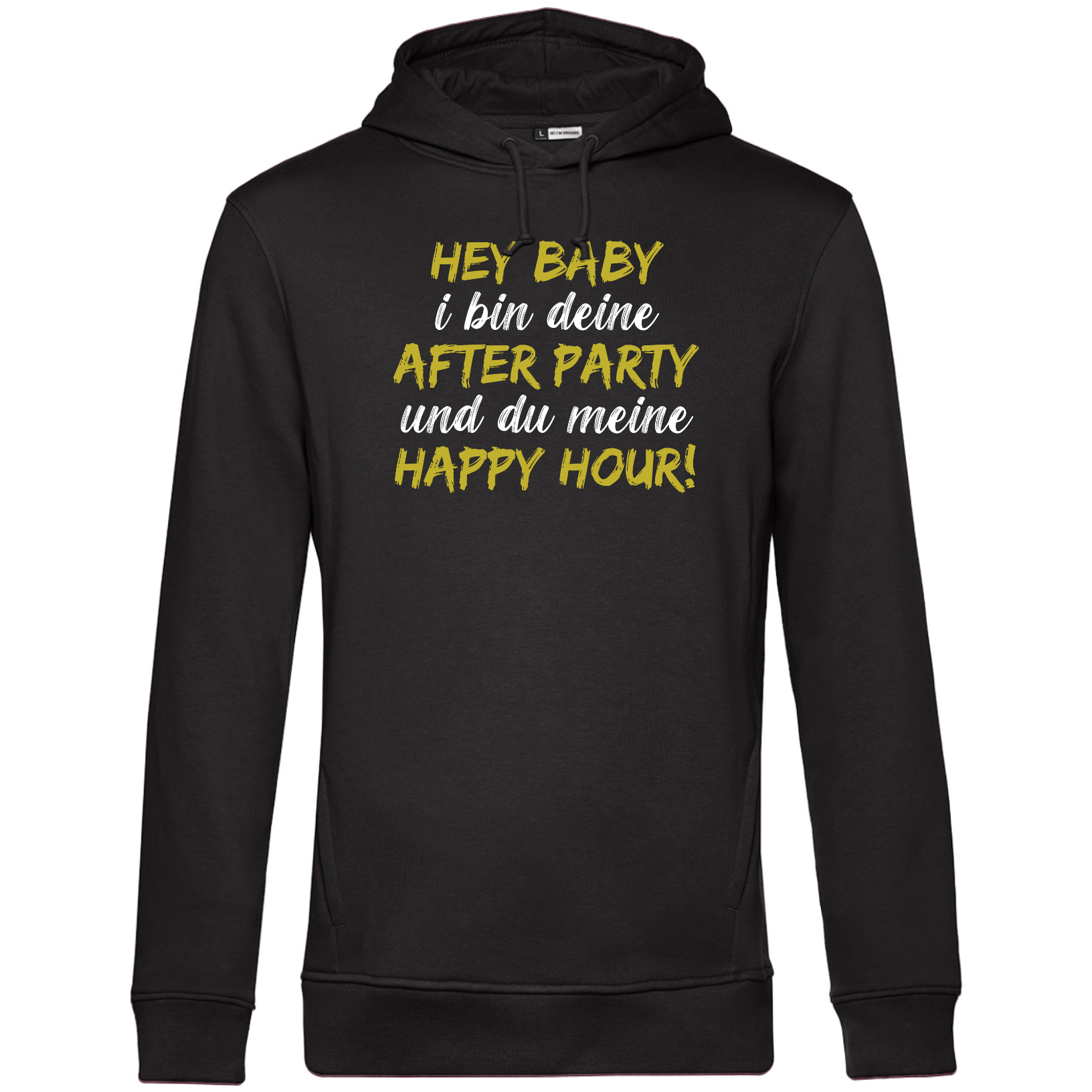 Hey Baby - Unisex Hoodie Bio - Schwarz / XS
