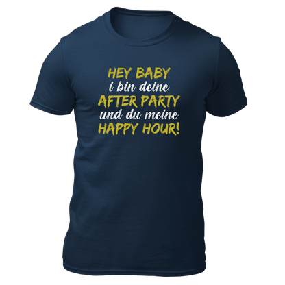 Hey Baby - Herren Shirt Bio - Navy / XS - Shirts & Tops