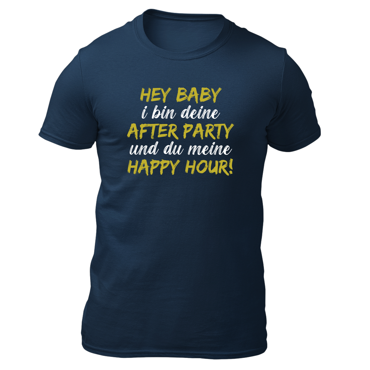 Hey Baby - Herren Shirt Bio - Navy / XS - Shirts & Tops