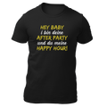 Hey Baby - Herren Shirt Bio - Schwarz / XS - Shirts & Tops