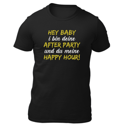 Hey Baby - Herren Shirt Bio - Schwarz / XS - Shirts & Tops