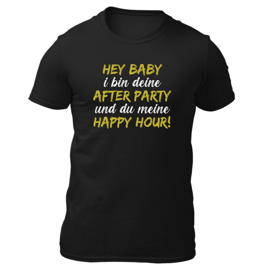 Hey Baby - Herren Shirt Bio - Schwarz / XS - Shirts & Tops