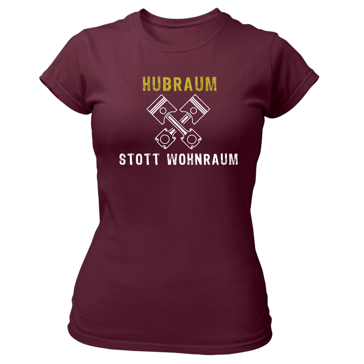 Hubraum stott Wohnraum - Damen Shirt Bio