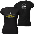 I bin froah, dass meine Hennen nit redn kennen mit Logo Proveis U. - Frauenshirt