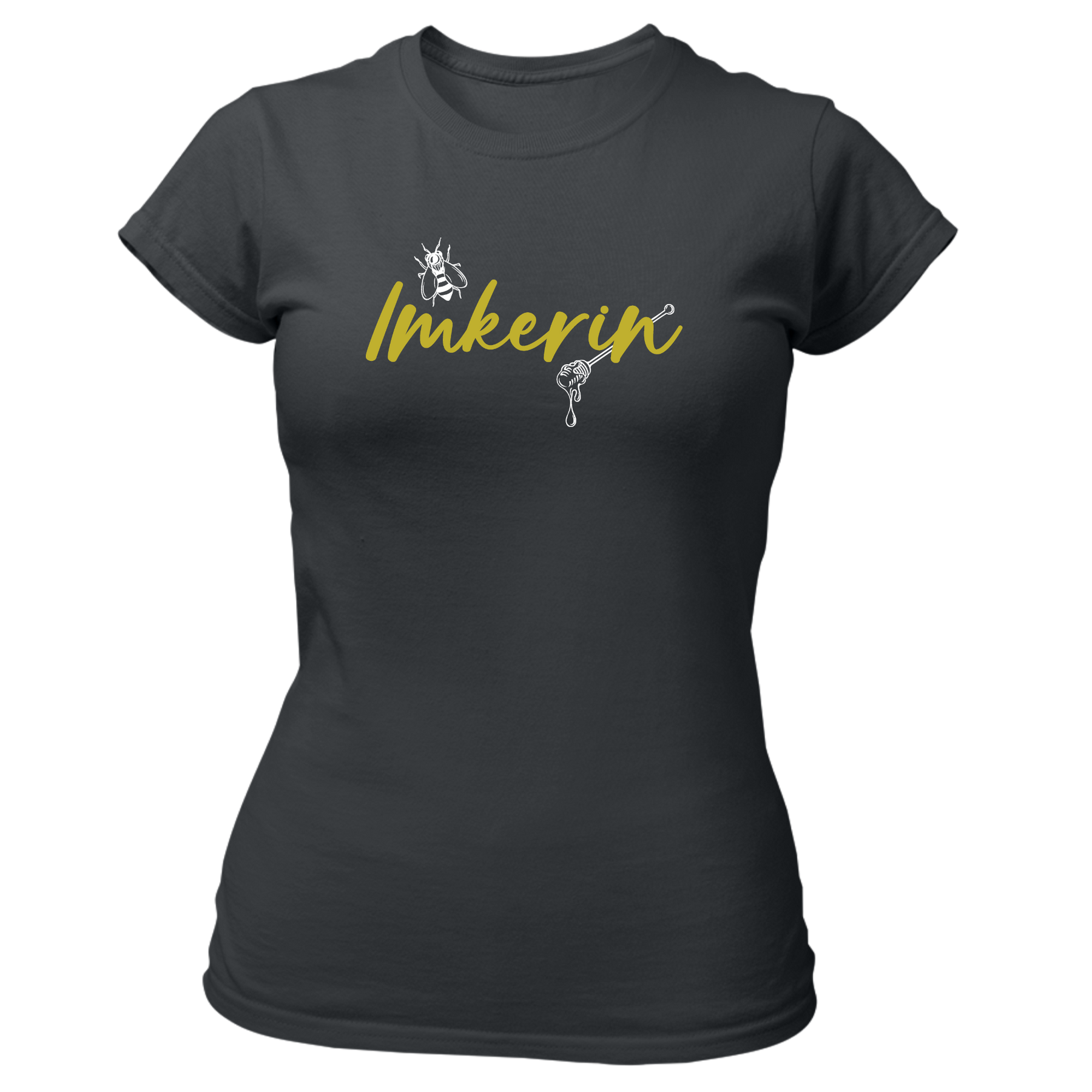 Imkerin - Damen Shirt Bio - Grau / XS - Shirts & Tops