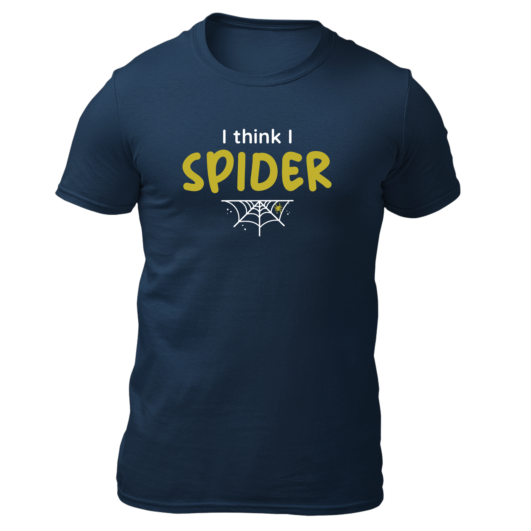 I think i spider - Herren Shirt Bio - Navy / XS - Shirts & Tops