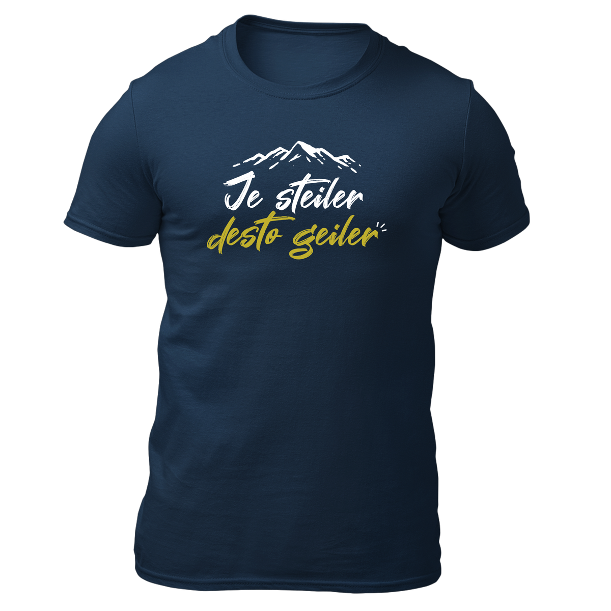 Je steiler desto geiler - Herren Shirt Bio