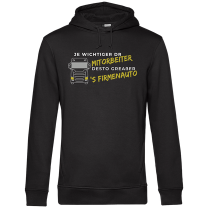 Je wichtiger dr Mitorbeiter (LKW) - Unisex Hoodie Premium