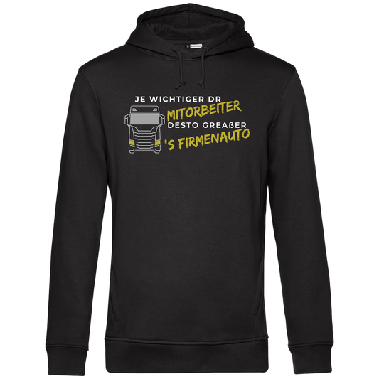 Je wichtiger dr Mitorbeiter (LKW) - Unisex Hoodie Premium