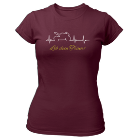 Leb dein Tram (Moto) - Damen Shirt Bio