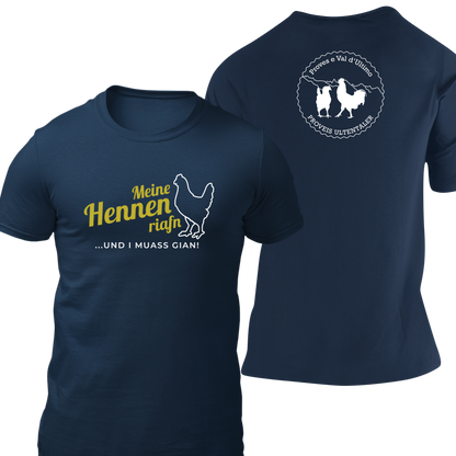 Meine Hennen riafn mit Logo Proveis U. - Herrn Shirt Bio