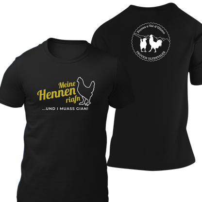 Meine Hennen riafn mit Logo Proveis U. - Herrn Shirt Bio