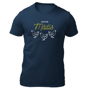 Meine Mädls - Herren Shirt Bio - Navy / S - Shirts & Tops